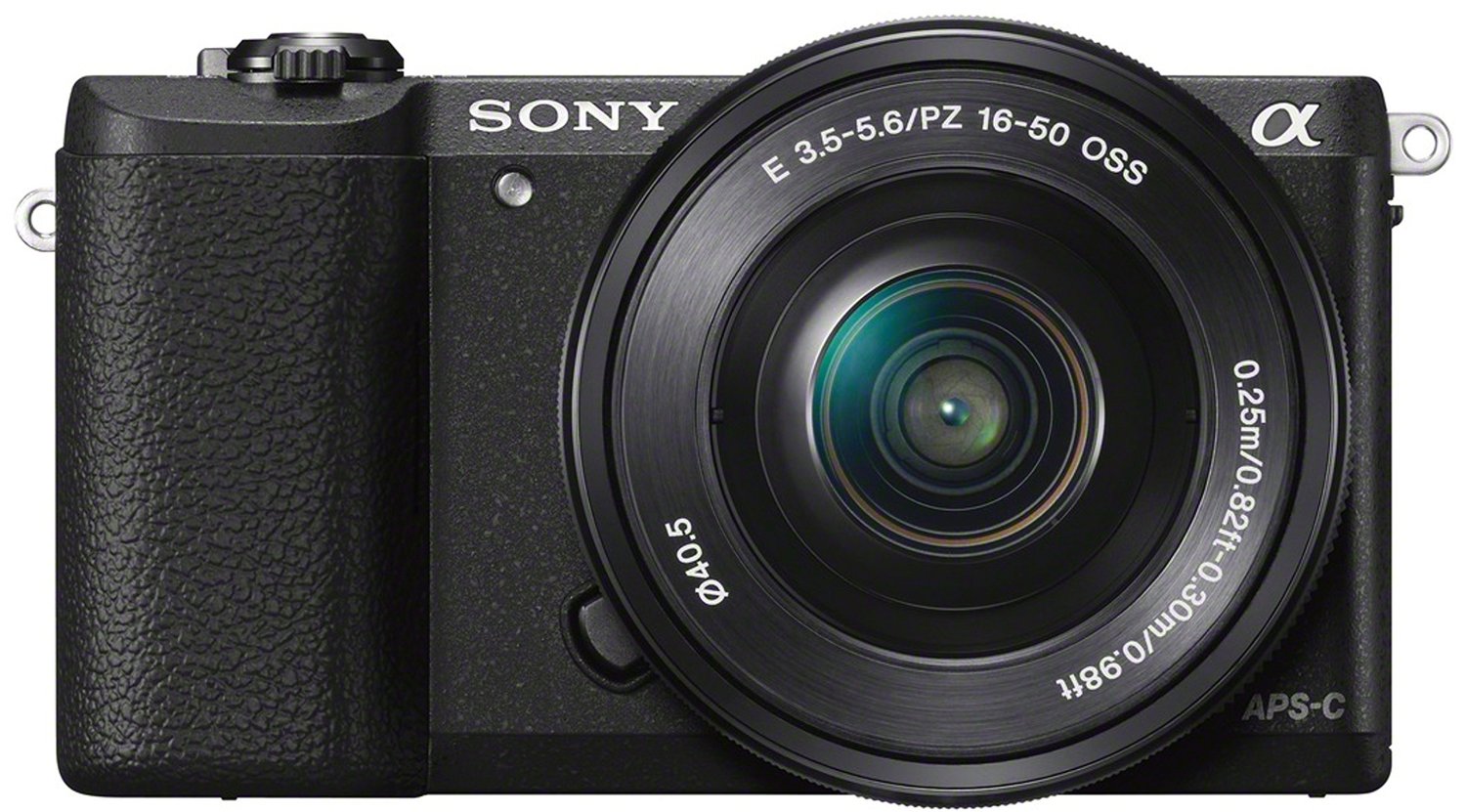 Sony Alpha A5100 24.3MP Interchangeable Lens Camera with 16-50 Lens – Black